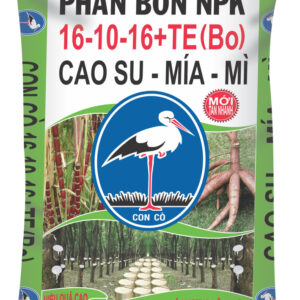NPK CON CÒ 16-10-16 Cao Su - Mía - Mì