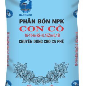 NPK CON CÒ 16-10-6+9S+0,15Zn+0,1B