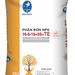 NPK CON CÒ 16-6-18+6S+TE
